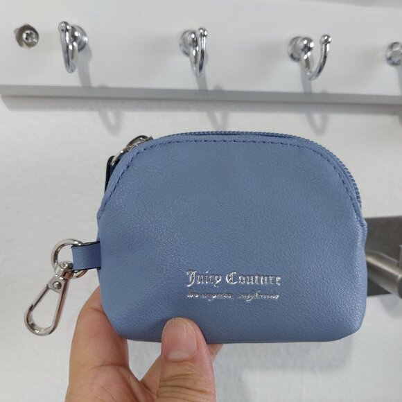 Juicy Couture Mini Clip On Bag Coin Purse Mini Wallet 4 COLORS TO CHOOSE - Picture 3 of 16